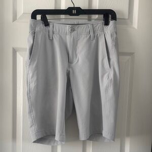 Under Armour Light Gray Flat Front Shorts